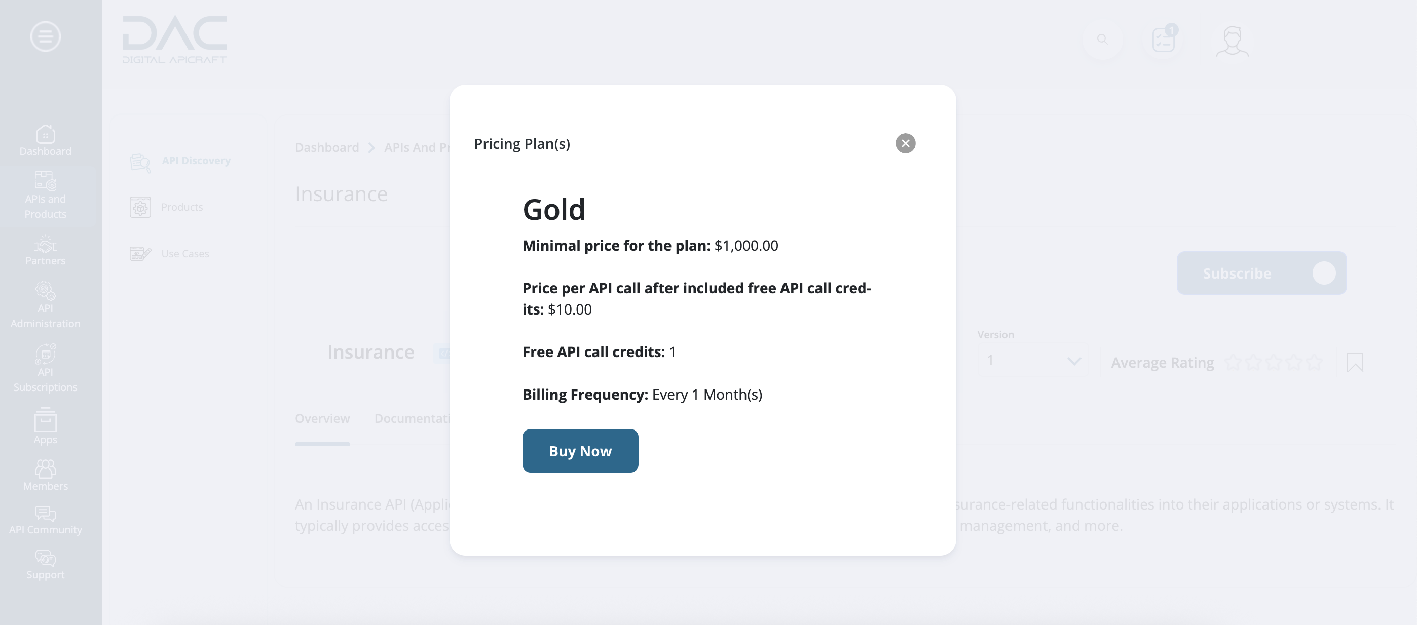 pricing plan