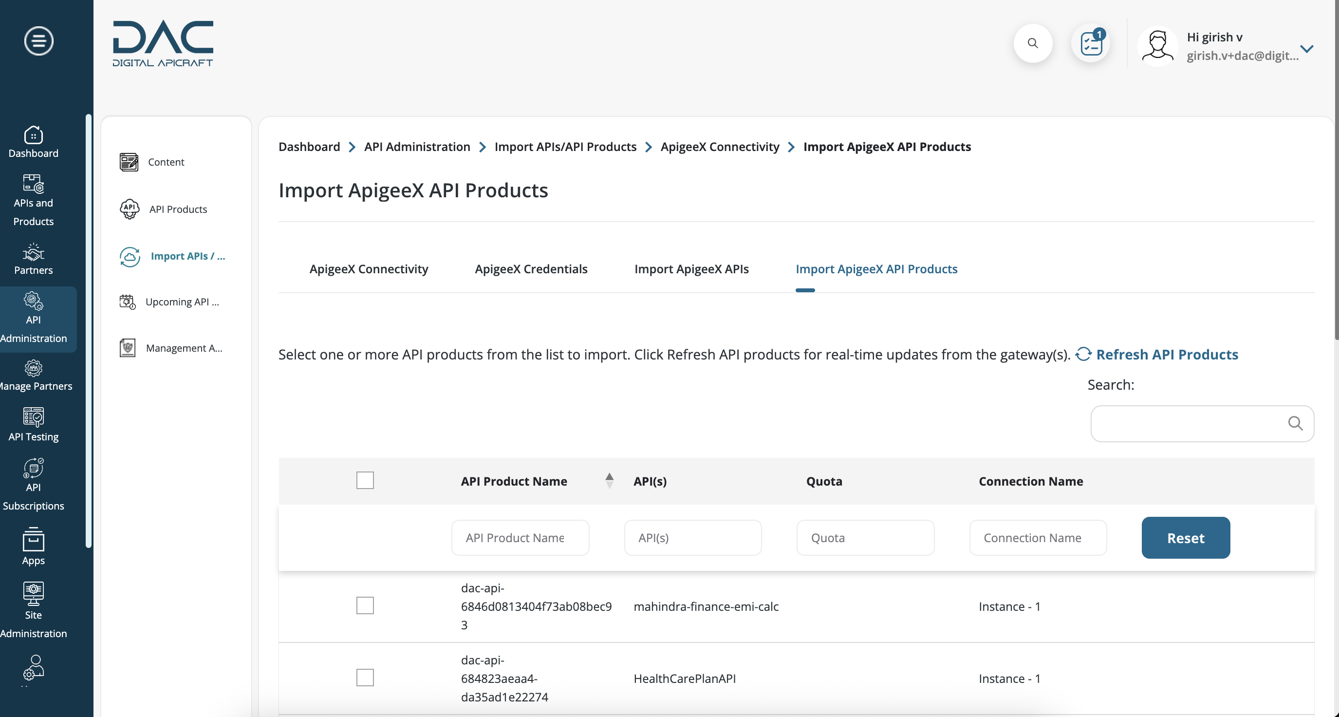 Apigeex products