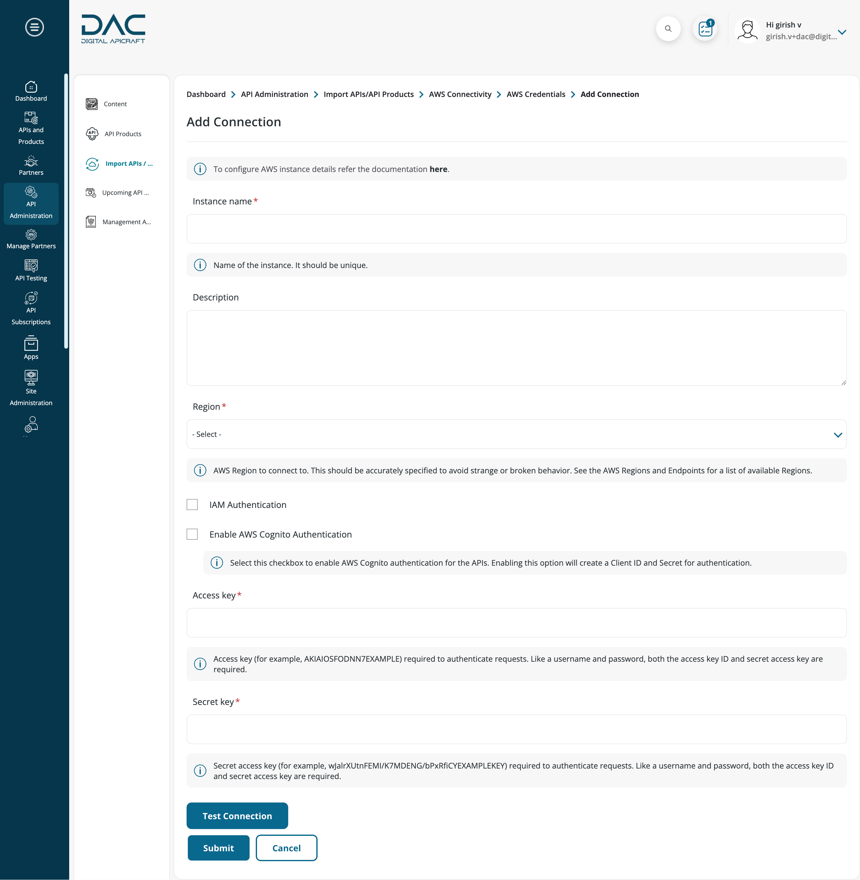 aws credentials 